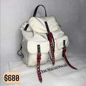 ✨✨✨✨SOLD✨✨✨✨Prada 2018 RARE Studded Nylon Backpack